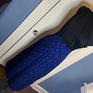 Zara abstract pencil skirt